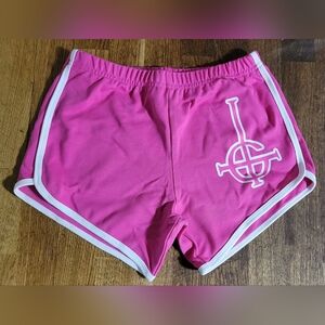 Ghost The Band - Pink Women's Athletic Shorts